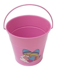 Vedro detské kovové 1,2l RUŽOVÉ
