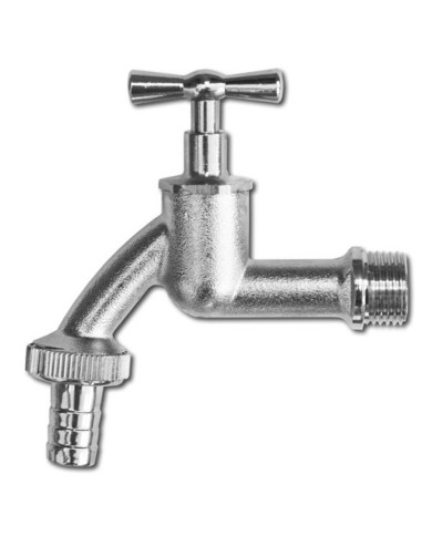 Ventil záhradný 3/4" + 1" nikel KLC