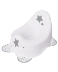 Nočník detský UH protišmykový STARS svetlo sivý KLC