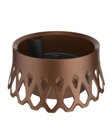 Kvetináč na hrob UH o300mm ROSETA bronz. výška 155mm samozavlažovací misa KLC