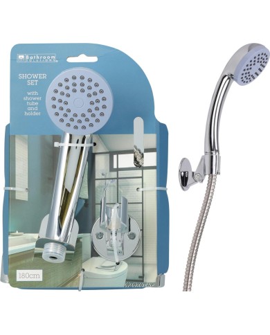 Ružica sprchovacia s hadicou a držiakom chrómová farba