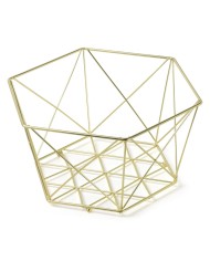 Košík na ovocie DECOR 29cm zlatý