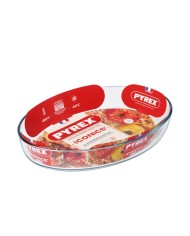 Pekáč oválny, 40x27x7cm, 4,2L, sklo číre PYREX