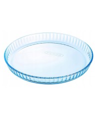 Forma na ovocný koláč, pr.31x4cm, 1,9L, sklo číre PYREX