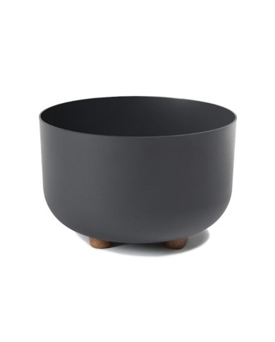 Kvetináč misa UH o270 mm SOFIA antracit výška 170 mm bez drenážnej vložky