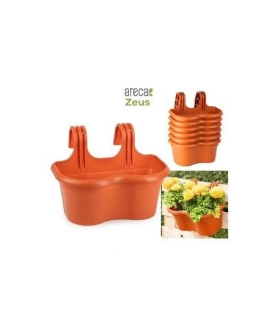 Kvetináč na balkón ZEUS terakota 37 x 29 x 25,5cm