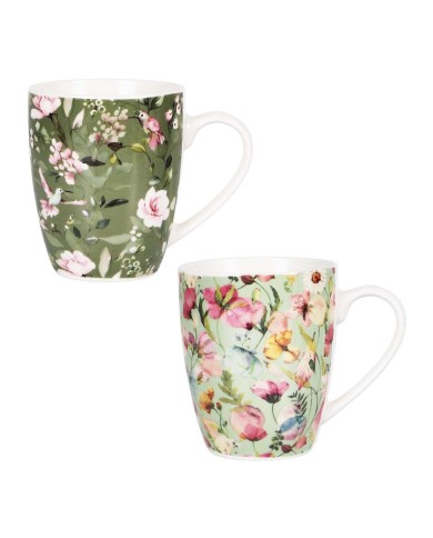 Hrnček porcelánový 360ml GRANDE, mix 2 vzorov