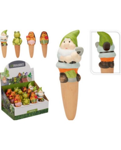 Zavlažovač na rastliny 15 cm postavička terakota mix