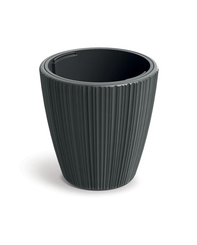 Kvetináč UH o240 mm ORO šedý výška 240 mm s vložkou