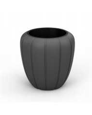Kvetináč UH o400 mm GAJA antracit výška 400 mm s vložkou