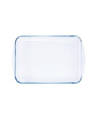Pekáč s ušami hranatý, 40x27x6cm, 3,7L, sklo číre PYREX