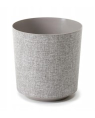 Kvetináč UH o195 mm GAMA textil taupe sivohnedý výška 200 mm
