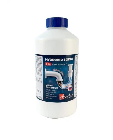 Hydroxid sodný SKVELER ,čistič sifónov 1kg perly KLC