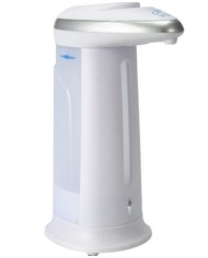 Dávkovač mydla so senzorom 0,33 l plast biely