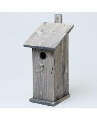 Búdka pre vtáky TD015.M 14x13x30/37 cm sivá