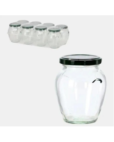 Pohár zavárací TO 63 314 ml + viečko balenie 8 ks AMFORA