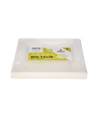 Tanier hranatý BIO 16x16cm sada 12ks jednorázový 12bal/krt