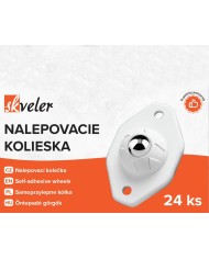 Koliesko na presun nábytku samolepiace sada 24ks SKVELER
