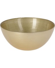 Miska 21 cm sklo zlatá