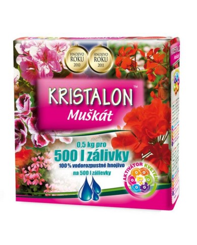 Hnojivo KRISTALON na muškáty 0,5 kg AGRO