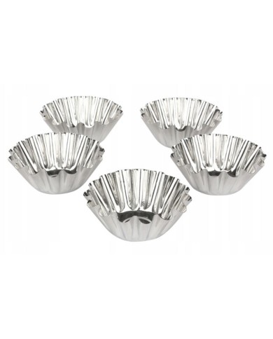 Forma/košík na pečenie 8,5cm pocínovaná 5ks