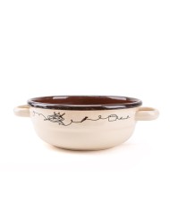 Misa sedliacka smaltovaná 22 cm/1,5l dekor Linea