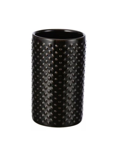 Pohár keramický na zubné kefky MADRID čierny