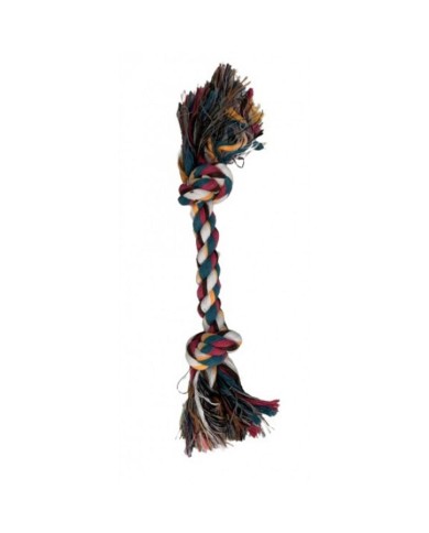 Hračka pre psa - preťahovadlo špagátové 2 uzle DENTAL&FUN 20-25cm