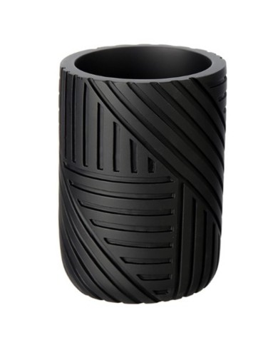 Pohár na zubné kefky NAIROBI čierny