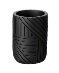 Pohár na zubné kefky NAIROBI čierny