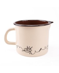 Hrnček 12cm/1L s výlevkou dekor Linea