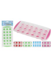 Forma na ľad/ľadové kocky, plastová flexi, mix tvary