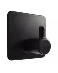 Vešiak-1háčik kúpeľňový čierny