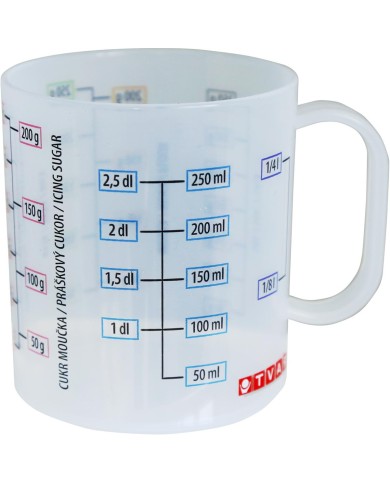 Odmerka hrnček UH 2,5dcl PP, IML KLC