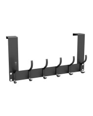 Vešiak na dvere skladací 6x hák SKVELER