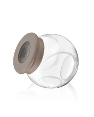 Dóza na potraviny 750ml sklo so silik. vekom mix