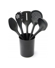 Náradie kuchynské 5ks + podstavec UH čierna