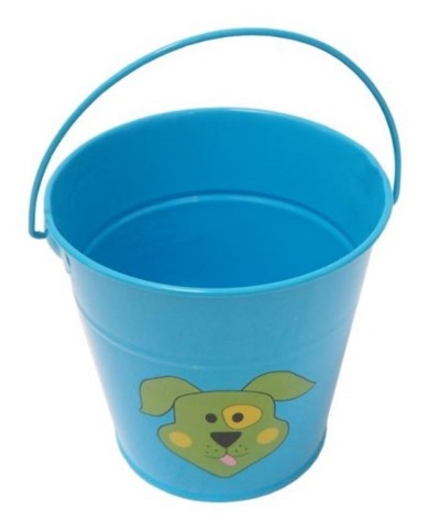 Vedro detské kovové 1,2l MODRÉ