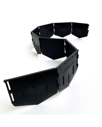 Ohrada trávnika - plastový obrubník zatĺkací čierny 1m KLC