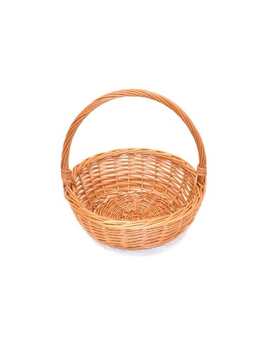 Košík prútený na ovocie priemer 28 cm, výška 11 cm