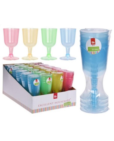 Pohár na víno PP 160ml 4ks