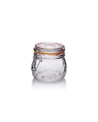 Dóza na potraviny sklo 0,5l s tesnením, hermetická