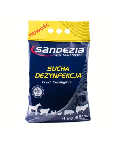 Dezinfekcia suchá 4kg SANDEZIA, pre hospodárske zvieratá KLC