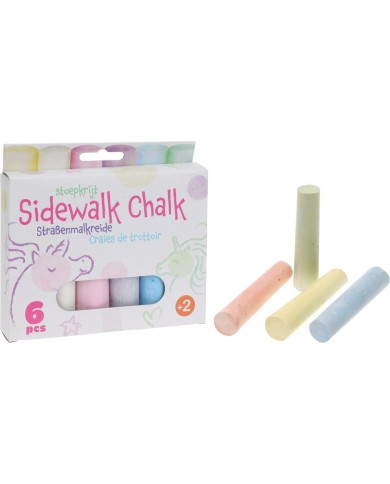 Kriedy farebné v krabičke, 6ks