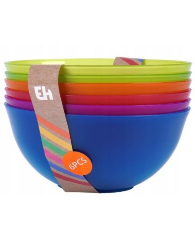 Miska UH 0,6l 13x6 cm 6ks farebná mix