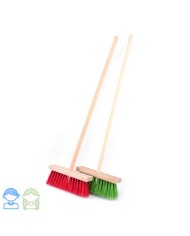Metla cestárska detská 21cm + násada drevená mix druhov