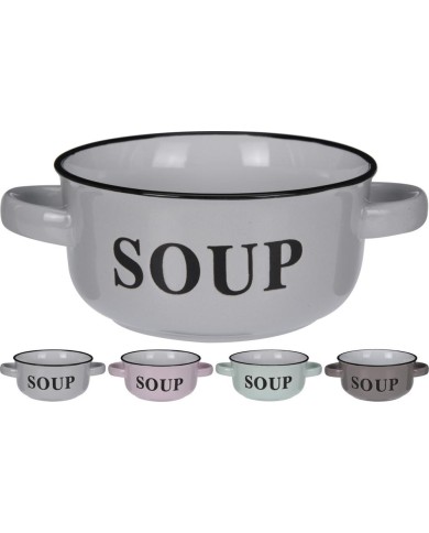 Miska keramická 490ml s ušami SOUP