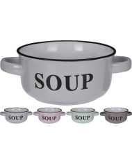 Miska keramická 490ml s ušami SOUP