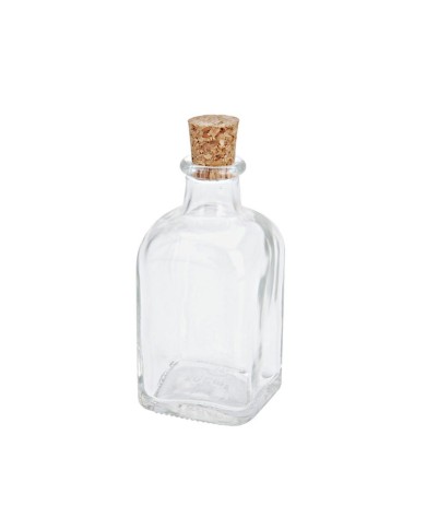 Fľaška sklo+zátka korok 0,28l