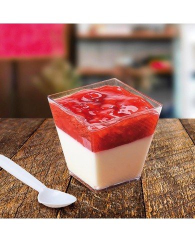 Pohárik hranaty fingerfood 20ks 230ml KLC